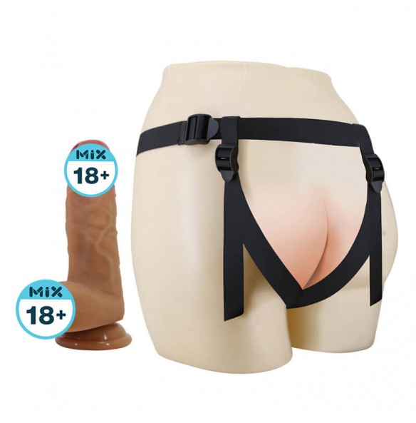 Pretty Love - Jogg Strap-on Harness Briefs (L:15.5cm - D:4.6cm) Pretty Love - Jogg Strap-on Harness Briefs (L:15.5cm - D:4.6cm)